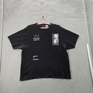Rolling Loud Men Shirt 2XL‎ Black Lovesick Festival Concert Tee Logo